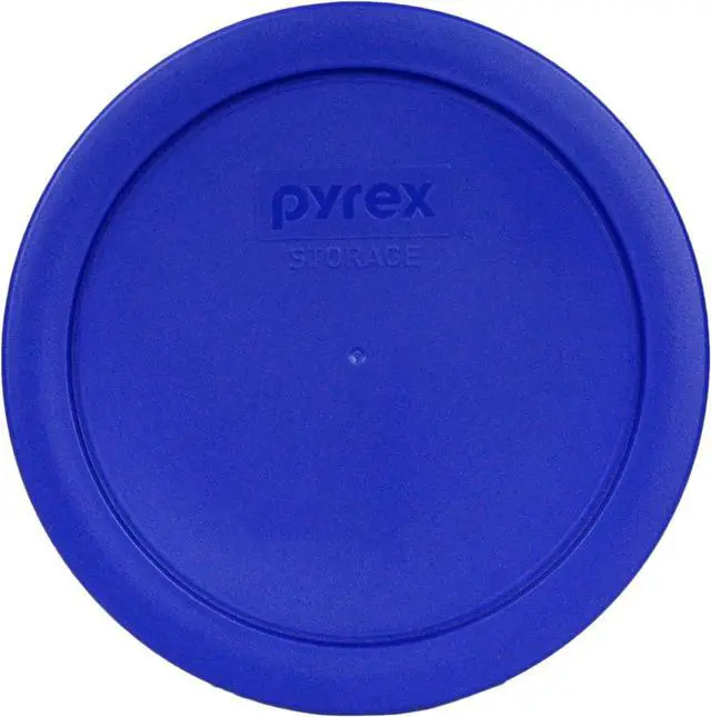 Alt view image 2 of 7 - Pyrex 7201-PC (4-Cup) Cadet Blue Food Storage Lids (3-Pack) - Made in USA