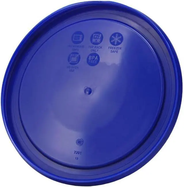 Alt view image 4 of 7 - Pyrex 7201-PC (4-Cup) Cadet Blue Food Storage Lid - Made in USA