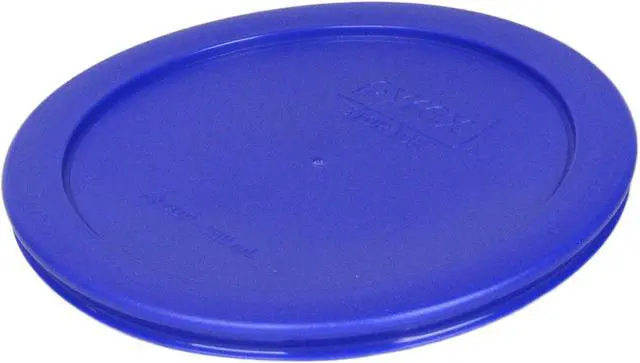 Alt view image 6 of 7 - Pyrex 7201-PC (4-Cup) Cadet Blue Food Storage Lids (3-Pack) - Made in USA