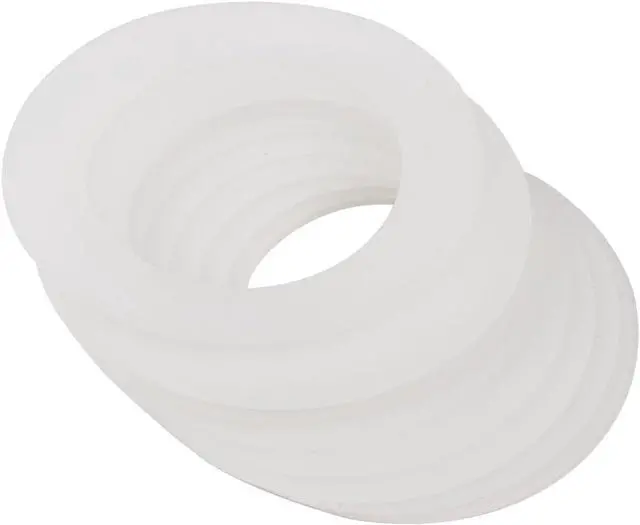 Main image of 10Pcs Silicone Replacement Gasket, Airtight Rubber Seals Rings for Mason Jar Lids, Leak-Proof Canning Fitting Seals Canning Lids Cookware (2.8 inch)