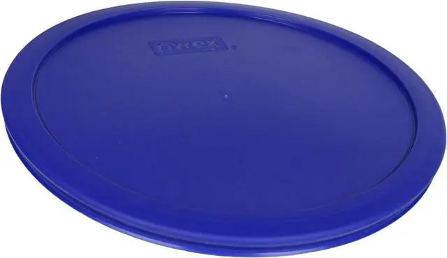 Alt view image 2 of 2 - Pyrex 7403-PC (10-Cup) Cadet Blue Sculpted Mixing Bowl Lid - Made in USA