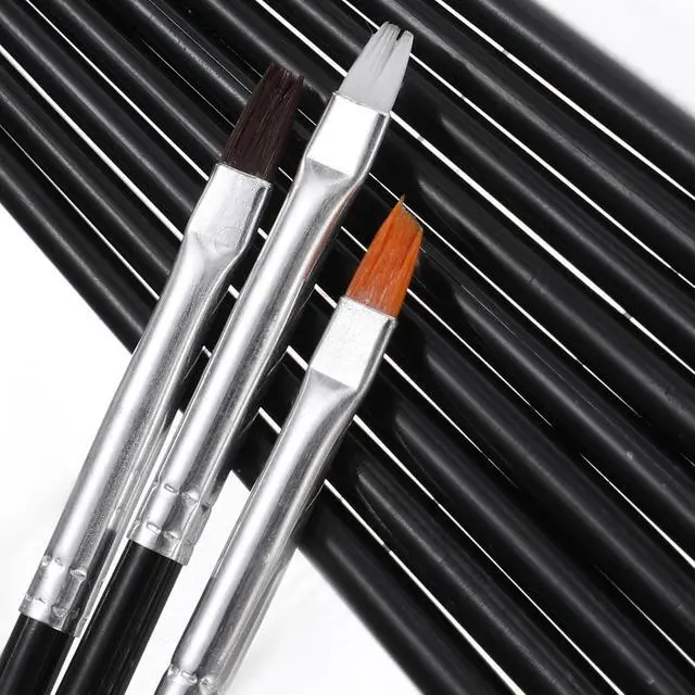 Alt view image 6 of 7 - 30 PCS Cake Decorating Brushes, Cookie Paint Brushes Food Safe Paint Brushs Kit Cookie Decorating Brush Food Paints Fondant Brush DIY Tool Set Icing Pastry Brushs for Painting Baking, Black and Pink