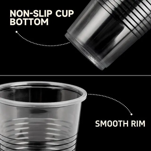 Alt view image 5 of 7 - YEEHAW 100 Pack 3 oz Bathroom Plastic Cups, Disposable Mouthwash Cups, Samll Plastic Cup 3 oz for Cold Beverages, Ideal for Party, Tasting and Drinking