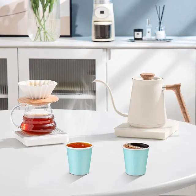 Alt view image 7 of 7 - 100 Pack 3oz Bathroom Cups, Blue Mouthwash Cups, Small Paper Cups