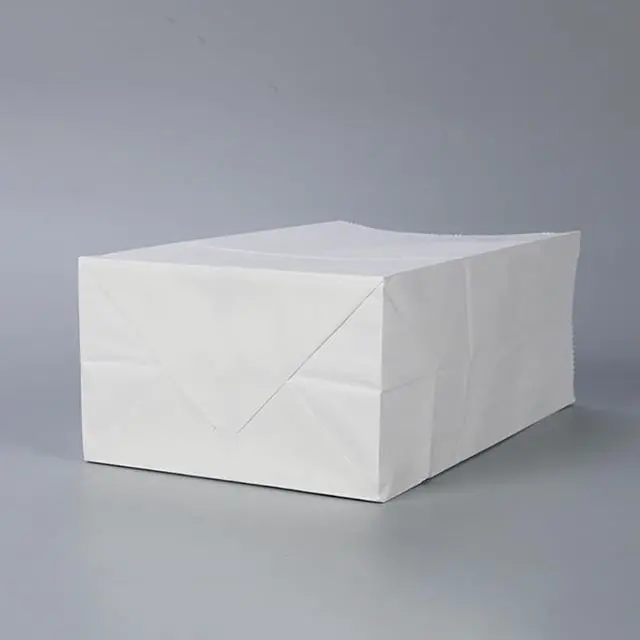 Alt view image 4 of 6 - GRANDAN 8 Lb Paper Lunch Bags, Pre-folded 6.1x4x11.8'' Food Grade Recyclable White Kraft Sack Bags for Homemade Food Packing Storage, Bonus Label Seal Stickers (20 Pack)