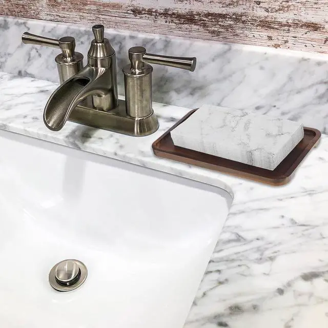 Alt view image 4 of 7 - 50 Pcs Marble Guest Towel Disposable Bathroom Napkins Decorative