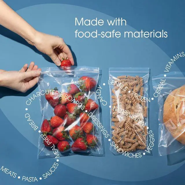 Alt view image 4 of 6 - 2 X 2 (200 Count) 2 Mil Clear Reclosable Zip Plastic Poly Bags
