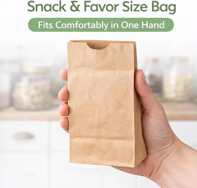 Alt view image 3 of 7 - Perfect Stix - Brown Bag 2-100 count, 2lb Brown Paper Bags - Brown Bags - 100 count (Pack of 1)