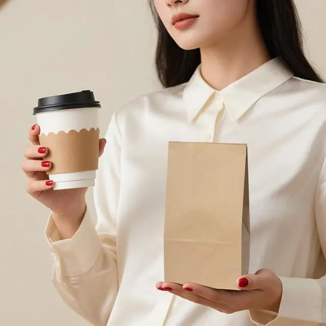 Alt view image 6 of 7 - 5 Pcs Brown Paper Bags,Bolsas De Papel Para Negocio, 3.1x4.92x9.45in