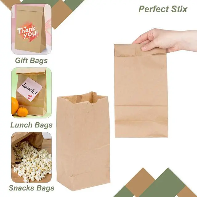 Alt view image 3 of 7 - Perfect Stix - Perfect Stix Brown Bag 4lb 40- 2mwhite 4 lb Brown Bag- Pack of 40 Bags