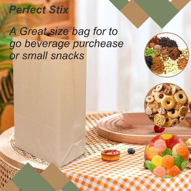Alt view image 5 of 7 - Perfect Stix - Perfect Stix Brown Bag 4lb 40- 2mwhite 4 lb Brown Bag- Pack of 40 Bags