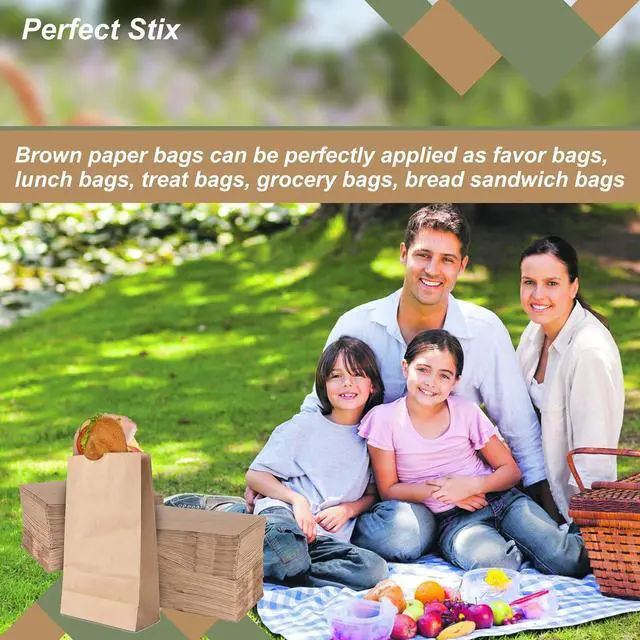 Alt view image 7 of 7 - Perfect Stix - Perfect Stix Brown Bag 4lb 40- 2mwhite 4 lb Brown Bag- Pack of 40 Bags
