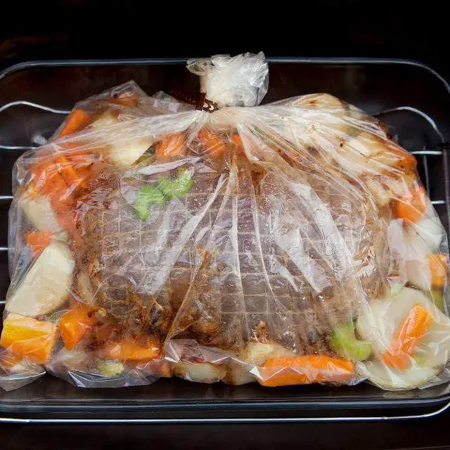 Alt view image 4 of 4 - Roasting Bags for Oven with Ties for Roasting Chicken, Meat & Fish Multi Purpose Cooking Bags (20PCS, 11 * 15 Inch)
