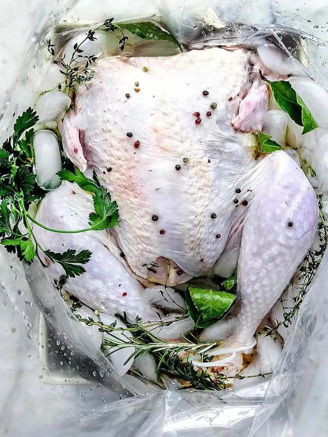 Alt view image 5 of 6 - 10 Pack 5 Mil Turkey Brining Bags for Marinating and Brining Turkey, 5 Gallon Bucket Liner Bags Heavy Duty Leak Proof Food Storage Bags for Turkey, Chicken, Beef, Thanksgiving (22 x 30 in)