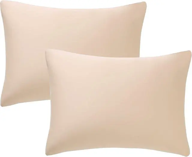 Alt view image 2 of 7 - 100% Cotton Toddler Pillowcases 13 x 18, Set of 2, Striped Gray