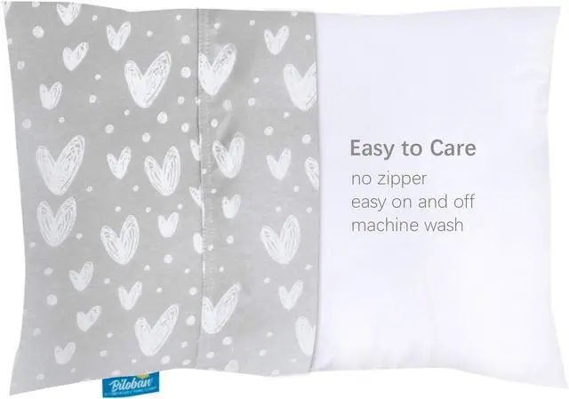 Alt view image 5 of 7 - Toddler Pillowcase Organic Cotton for 13"x18" & 14"x19" Kids Travel Pillow