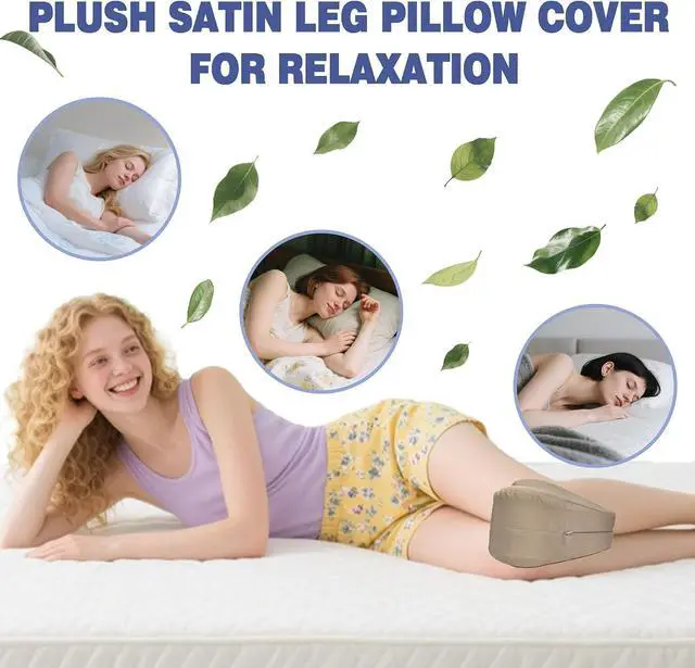 Alt view image 7 of 7 - Satin Pillowcase for Contour Memory Foam Side Sleeper Support Pillow
