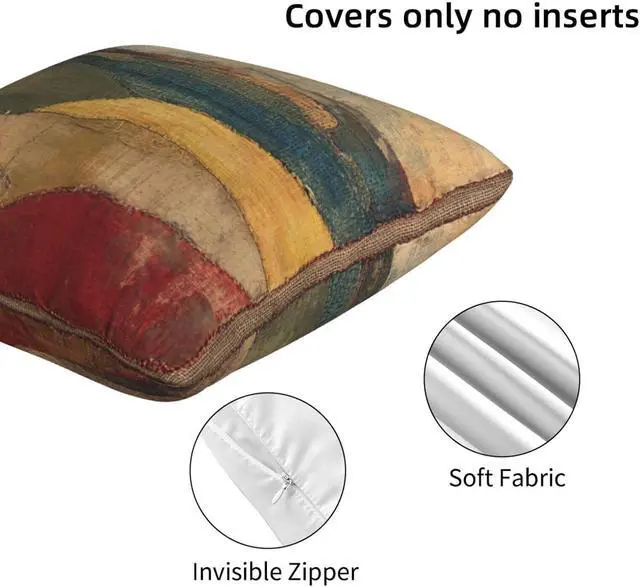Alt view image 5 of 7 - Landscape Throw Pillow Covers 18x18 Inch Set of 2 Western Decorative Cushion Cases for Couch Living Room Bedroom