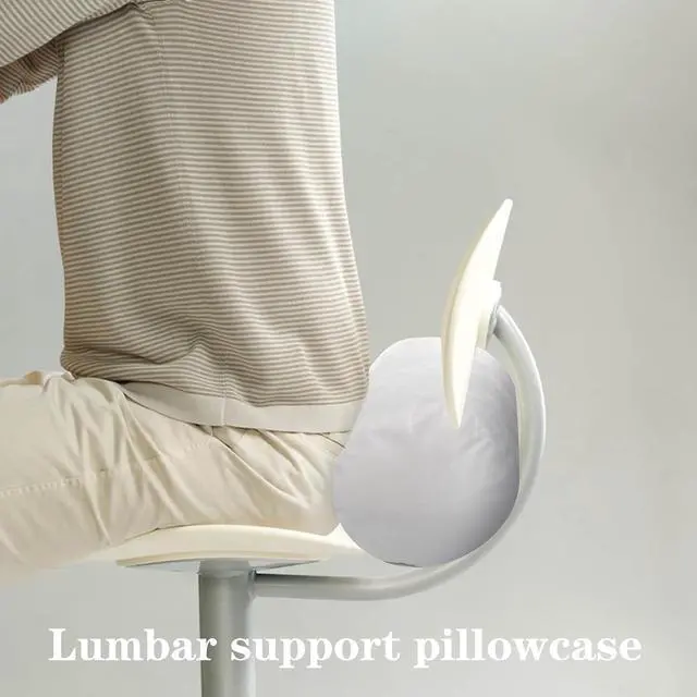 Alt view image 7 of 7 - 2 PCS Neck Roll Pillow Cover with Zipper, Round Neck Pillow Soft Bolster Pillows Covers White Breathable Cylinder Pillowcases for Cylindrical Cushion (16 X 6 Inch)