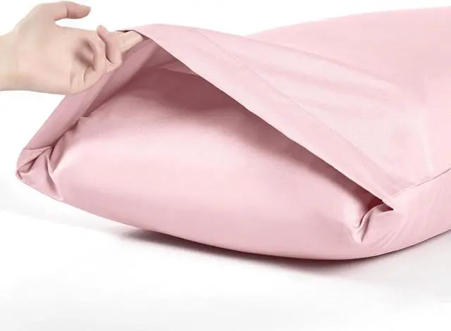 Alt view image 7 of 7 - Brushed Microfiber King Pillowcases, Dusty Pink, 20x36 Inch