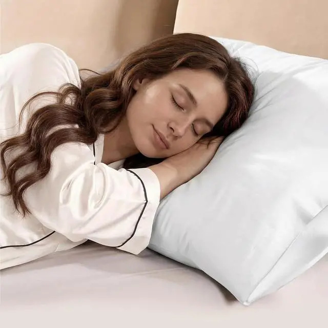 Alt view image 3 of 7 - Washed Ultra-Chill Cooling Pillowcase Set of 2,Queen Size,White
