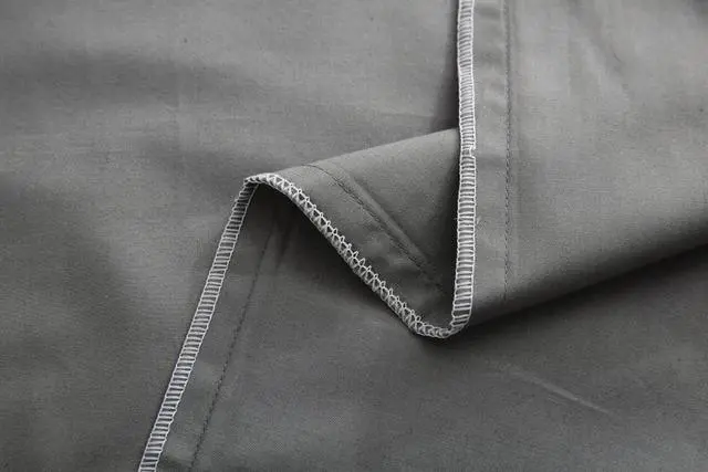 Alt view image 6 of 6 - Standard Pillow Cases, 100% Egyptian Cotton Pillowcases with Hidden Zipper, 500 Thread Count, Zippered Pillow Covers,Set of 2 (20x26 Inch,Grey)