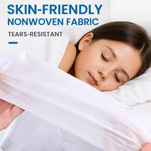 Alt view image 4 of 7 - 6 Pcs Disposable Pillowcases, 32x20 Inch Single Use Non Woven Travel Pillow Case & Pillow Covers, Individually Wrapped for Business Trips Hotels Bedding Supplies