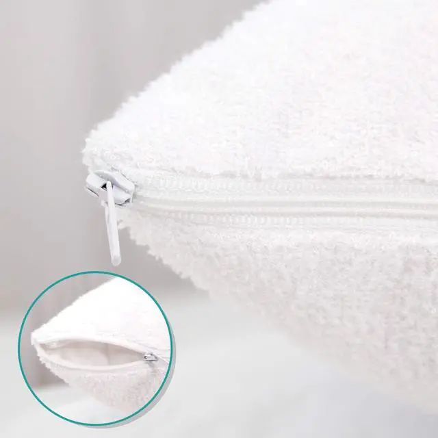 Alt view image 5 of 6 - Toddler Pillowcase Protector 2 Pack, Waterproof Pillowcase Cover