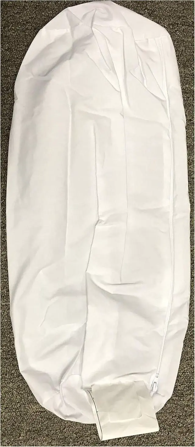 Alt view image 2 of 3 - Jackson Roll Zip on Pillowcase (Pillow case only, Does not Include The Pillow) (White Polyester)