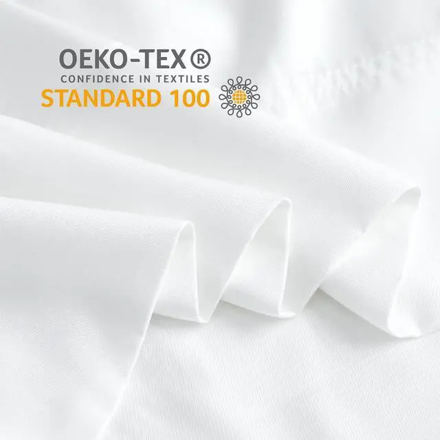 Alt view image 7 of 7 - Body Pillow Pillowcase, Rayon from Bamboo, White, 20"x54"