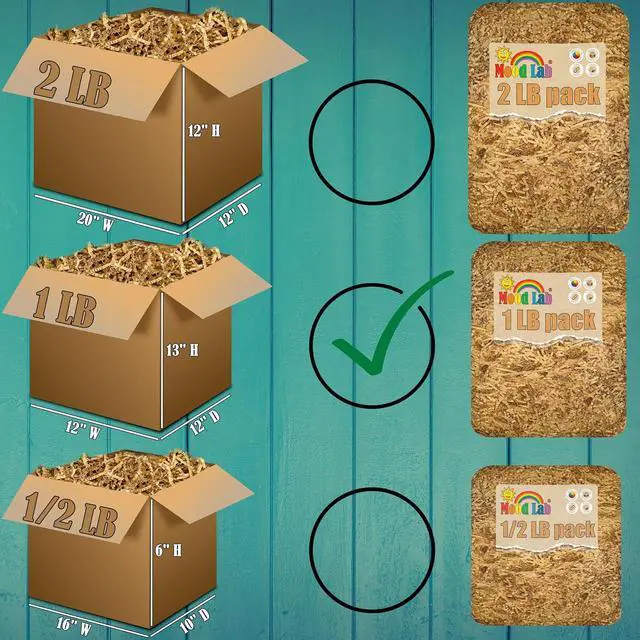 Alt view image 2 of 7 - Mood Lab Crinkle Cut Paper Shred Filler - 1 LB Brown - Shredded Cut Paper for Basket Filling and Gift Box Kraft Wrapping Paper