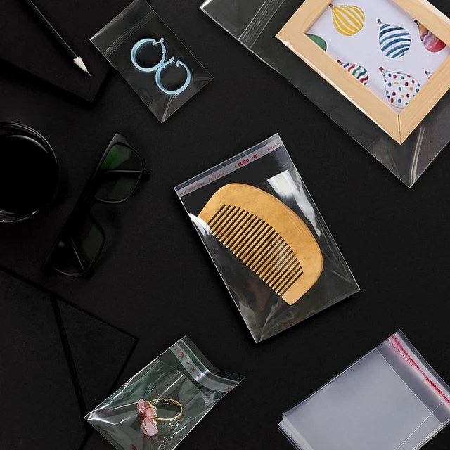 Alt view image 7 of 7 - 240Pcs 5x7 Inch, Self Sealing Cellophane Bags, Clear