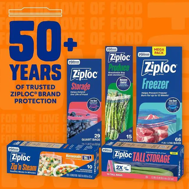 Alt view image 7 of 7 - Ziploc Zip 'n Steam Food Storage Cartons for Meal Prep, Healthy Meals in Minutes, Microwave Safe, 10 Count