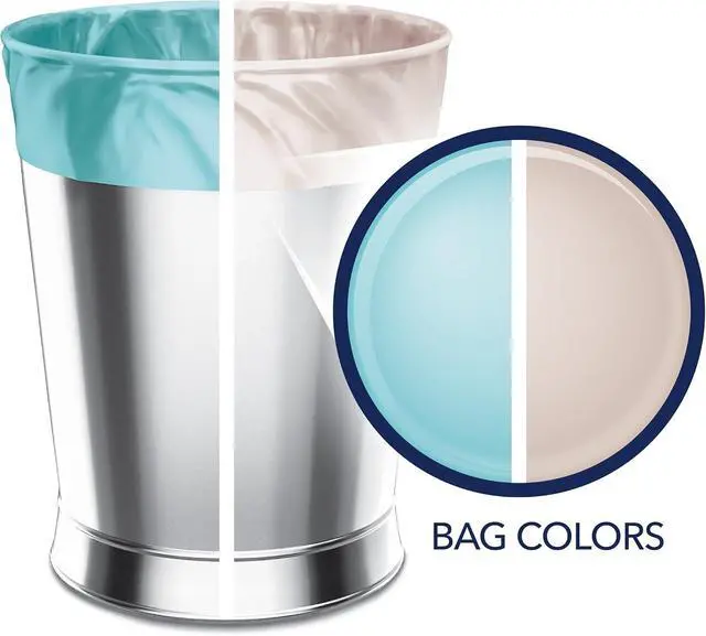 Alt view image 3 of 6 - Color Scents 4 Gallon Small Trash Bags Twist Tie 80 Count Duo Scents
