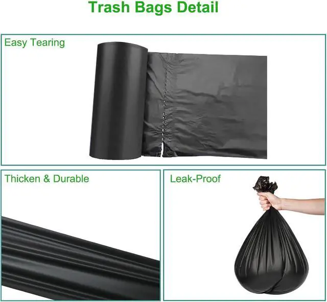 Alt view image 5 of 7 - 40PCS 8 Gallon Portable Toilet Bags for Camping, Biodegradable Porta Potty Bags - 8 Gal Waste Bags Fit for 5 Gallon Bucket, Camping Poop Bag