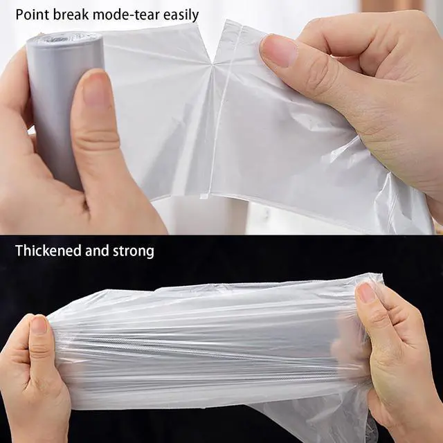 Alt view image 4 of 7 - Mini Trash Bags, 0.5 Gal, 300 Counts, White