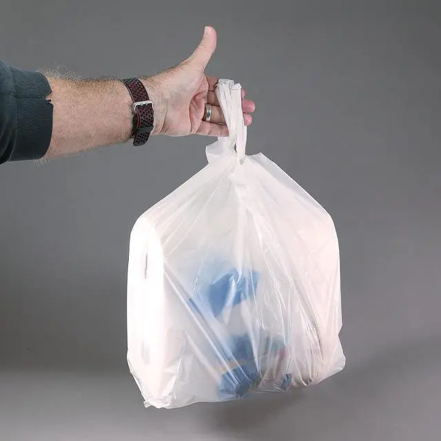 Alt view image 3 of 4 - 5 gal. Trash Bags Handle Tie 20 pk