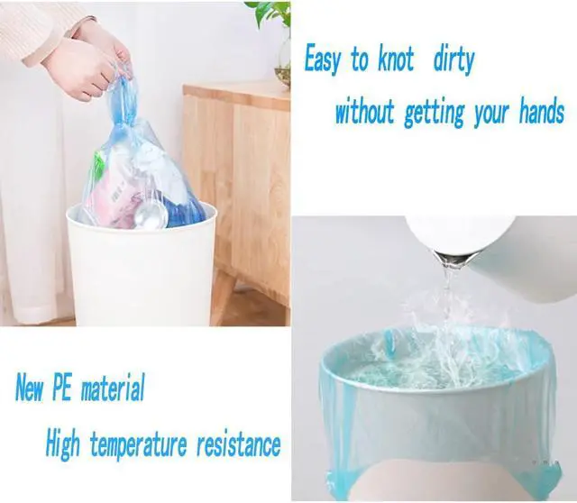 Alt view image 3 of 6 - 4 Gallon Trash Bag,Small Colorful Trash Bags,100 Counts Small Garbage Bags