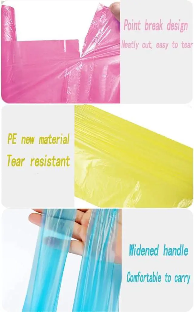 Alt view image 4 of 6 - 4 Gallon Trash Bag,Small Colorful Trash Bags,100 Counts Small Garbage Bags