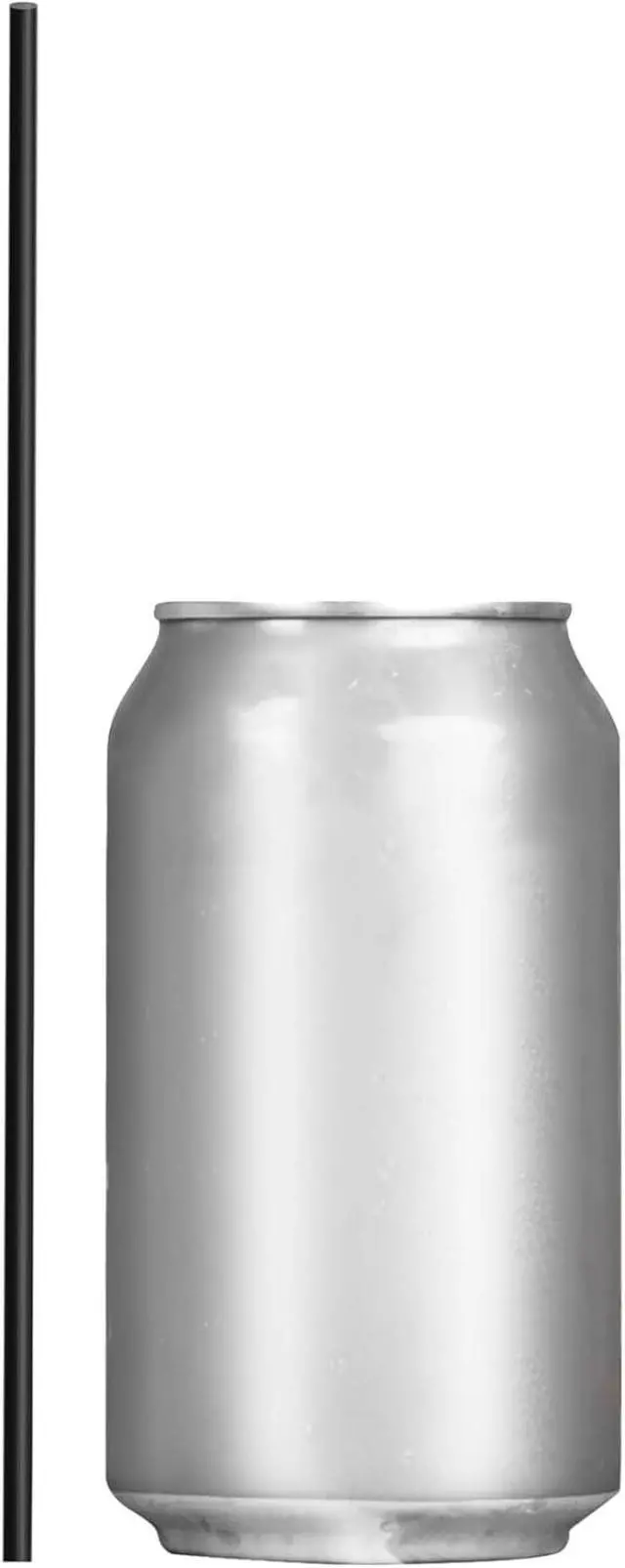Alt view image 2 of 3 - Disposable Collins Straws - Cocktail Straws (Black, 500)