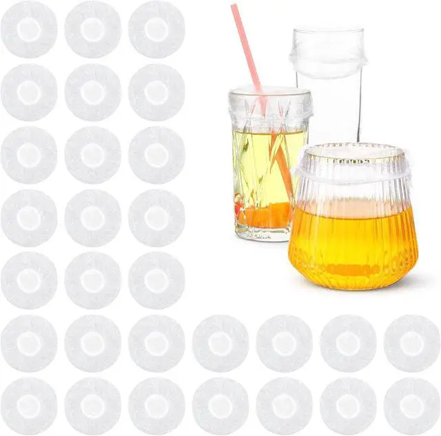 Main image of 100 Pcs Disposable Cup Covers Drink Covers, for Women Adult
