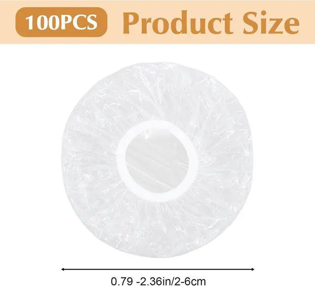 Alt view image 2 of 7 - 100 Pcs Disposable Cup Covers Drink Covers, for Women Adult