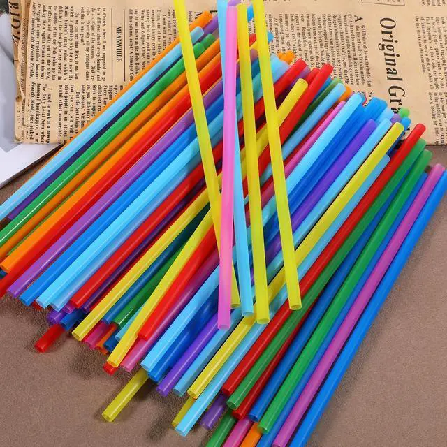 Alt view image 3 of 7 - 100 Pcs Cocktail Straws, 7.48 Inch Neon Colorful Disposable Plastic Drink Straws Small Short Drinking Straw for Whiskey Bar Club Cocktail Cold Drinks, Coffee, Cups Travel Mugs Crafts Home Bars Use