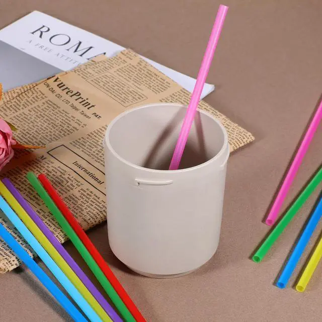 Alt view image 5 of 7 - 100 Pcs Cocktail Straws, 7.48 Inch Neon Colorful Disposable Plastic Drink Straws Small Short Drinking Straw for Whiskey Bar Club Cocktail Cold Drinks, Coffee, Cups Travel Mugs Crafts Home Bars Use