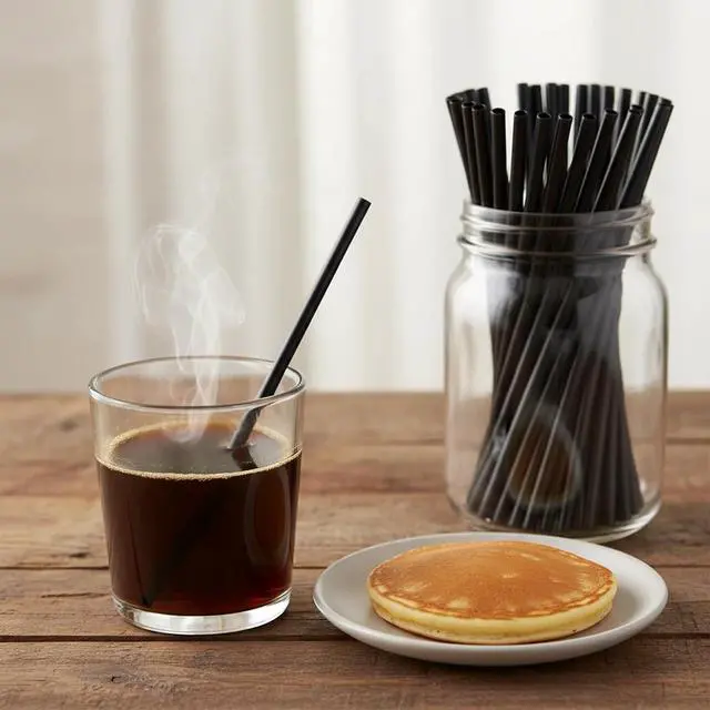 Alt view image 6 of 7 - 100 Pcs Black Cocktail Straws, 5.12 Inch Short Disposable Plastic Drink Straws Small Short Drinking Straw for Whiskey Bar Club Cocktail Cold Drinks, Cups Travel Mugs Crafts Home Bars Use
