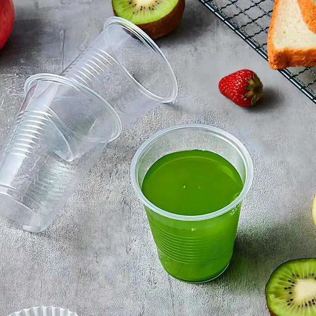 Alt view image 5 of 6 - Premium Clear Plastic Cups - 10 oz (40 Pack) - Elegant, Sturdy & Transparent Party Drinkware - Perfect for Any Occasion