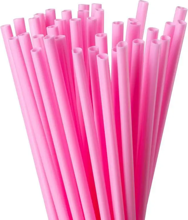 Alt view image 7 of 7 - 100 Pcs Heart Straws Disposable Plastic Straw Pink straws Individually Wrapped Valentines Day Cocktail Birthday Party Bridal Shower Wedding Supplies hello kitty party decorations