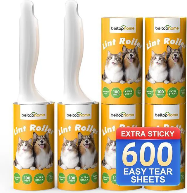 Main image of 600 Sheets Extra Sticky Lint Roller for Pet Hair