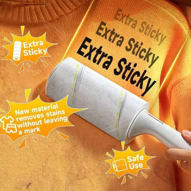 Alt view image 2 of 7 - 600 Sheets Extra Sticky Lint Roller for Pet Hair