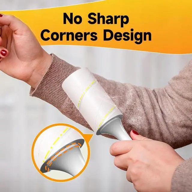 Alt view image 5 of 7 - 600 Sheets Extra Sticky Lint Roller for Pet Hair